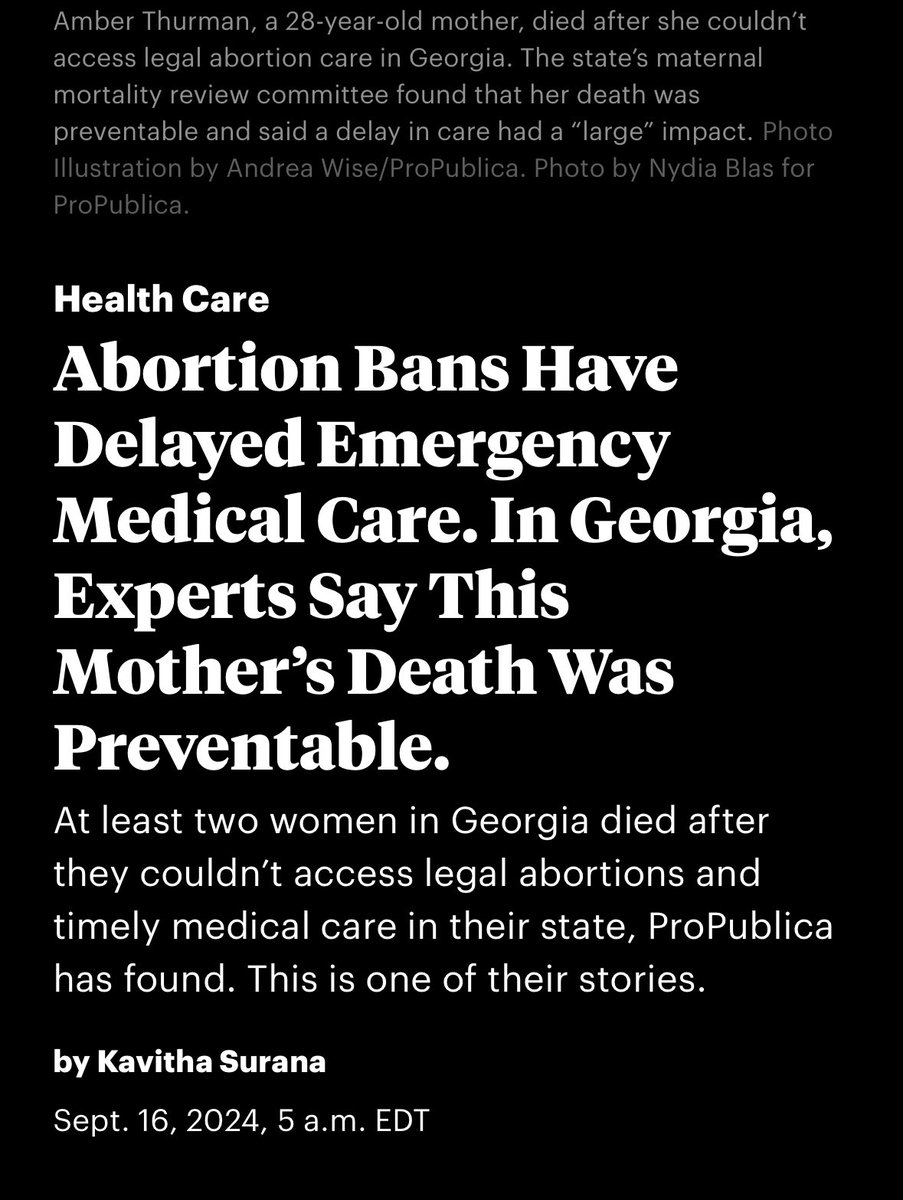 ProPublica just won a Pulitzer for “reporter” Kavitha Surana’s vicious propaganda claiming Georgia mother Amber Thurman died because of pro-life laws rather than the dangerous abortion pills she ingested to kill her unborn twins.