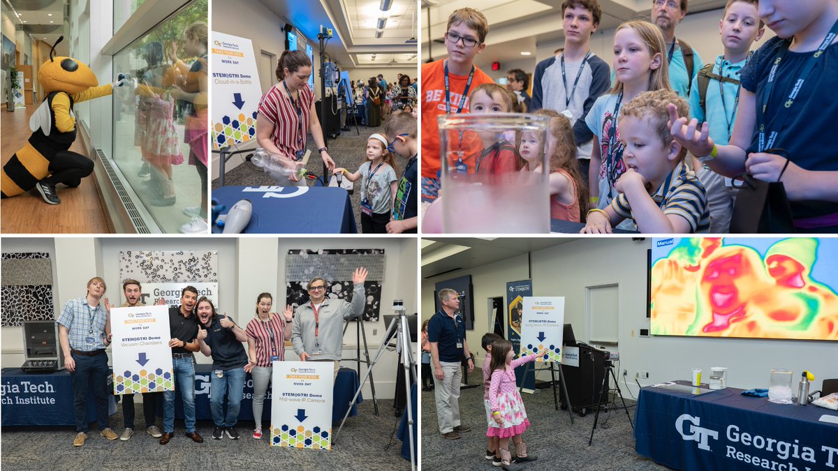 On April 24th, we welcomed the next generation of innovators at the GTRI “Take Your Kids to Work Day” event. It was a day of hands-on STEM activities and an opportunity for kids to meet GTRI scientists and engineers.