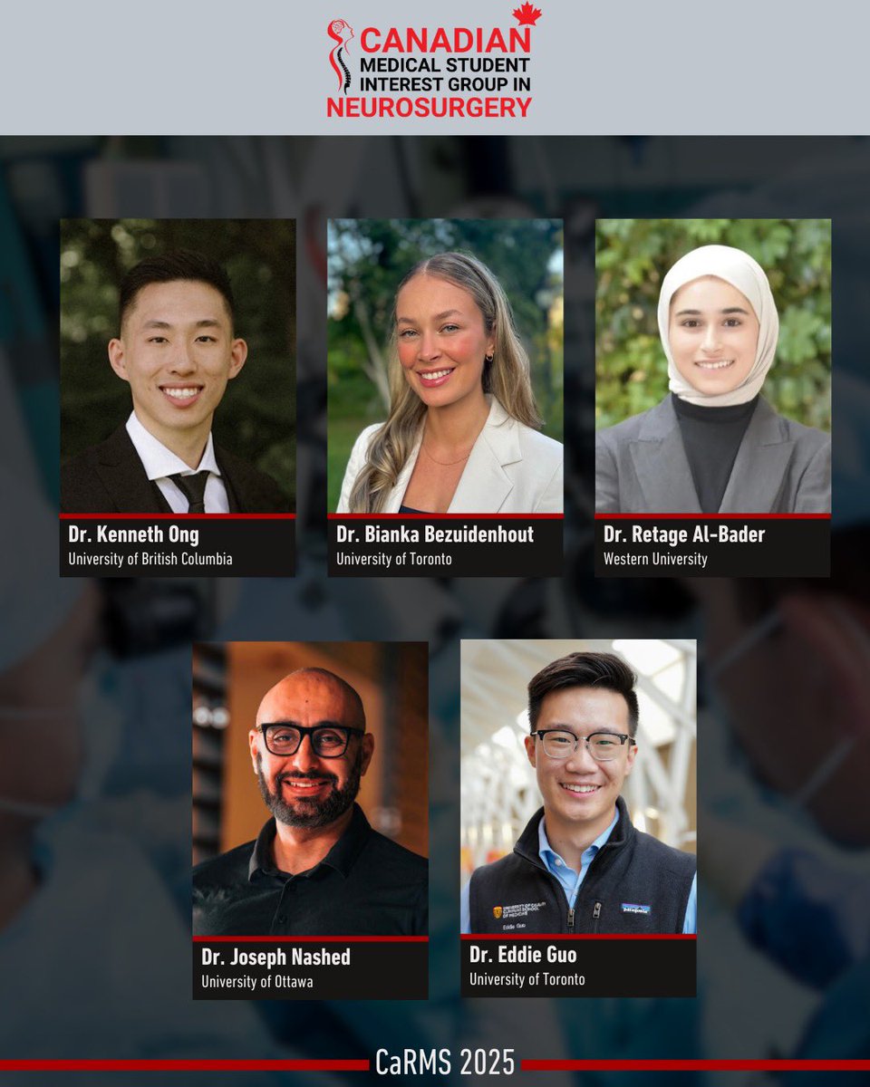 📣 CaMSIGN Presents: Post-CaRMS Q&amp;A Night!

Join us for an exciting and interactive Post-CaRMS session! Neurosurgery R1s will dive into their journey to residency, share tips, and answer your questions in an open Q&amp;A 

🗓 May 12th at 7 pm EST
Register at bit.ly/nsx-carms-2025
