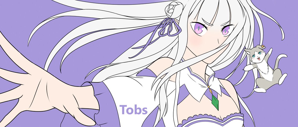 Emilia from Re:Zero #rezero