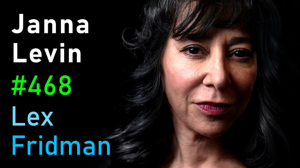 Lex Fridman (@lexfridman) on Twitter photo Here's the links for my conversation with astrophysicist <a href="/JannaLevin/">Janna Levin</a>:
YouTube: youtube.com/watch?v=A6m4iJ…
Spotify: open.spotify.com/show/2MAi0BvDc…
Podcast: lexfridman.com/podcast Here's the links for my conversation with astrophysicist <a href="/JannaLevin/">Janna Levin</a>:
YouTube: youtube.com/watch?v=A6m4iJ…
Spotify: open.spotify.com/show/2MAi0BvDc…
Podcast: lexfridman.com/podcast