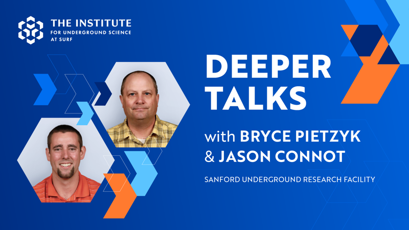 Join us for Deeper Talks as SURF’s Bryce Pietzyk &amp; Jason Connot share how they manage ventilation, dewatering &amp; infrastructure beyond the 4850 Level.

📅 May 14 | 9am MT
🔗 Register for free: events.zoom.us/ev/Ajj4_nhN4yp…