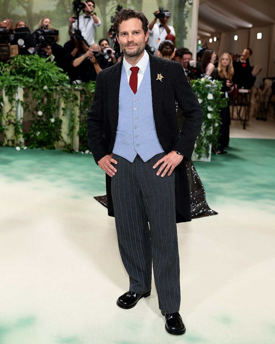 Jamie Dornan at the 2024 Met Gala 💚 #JamieDornan #MetGala