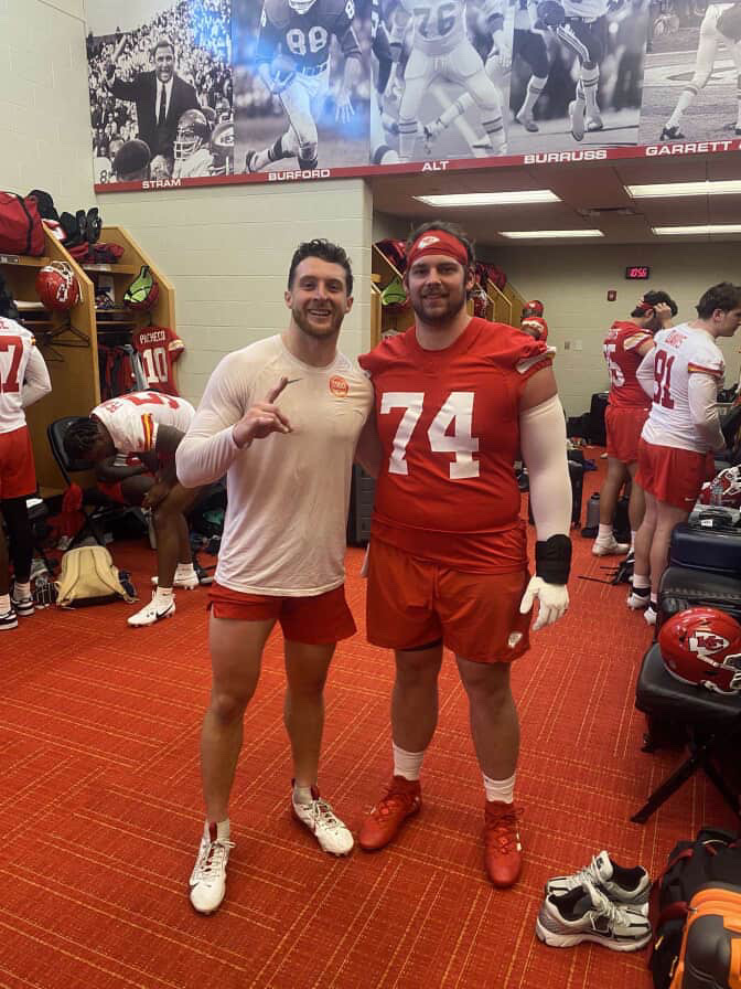 South Dakota Football (@sdcoyotesfb) on Twitter photo Just a couple Coyotes in Chiefs Kingdom!
<a href="/JoeyLombard77/">Joey Lombard</a> and <a href="/jacko_cochrane/">Jack Cochrane</a> putting in work for the <a href="/Chiefs/">Kansas City Chiefs</a>!
#GoYotes x #WeAreSouthDakota Just a couple Coyotes in Chiefs Kingdom!
<a href="/JoeyLombard77/">Joey Lombard</a> and <a href="/jacko_cochrane/">Jack Cochrane</a> putting in work for the <a href="/Chiefs/">Kansas City Chiefs</a>!
#GoYotes x #WeAreSouthDakota
