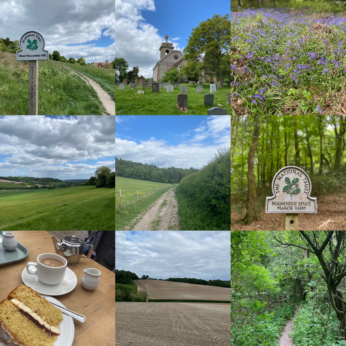 Yesterday’s training walk in the Chilterns was a ten-and-a-bit mile loop from West Wycombe to Hughenden and back again in something pertaining to sunshine. 

justgiving.com/fundraising/jr…