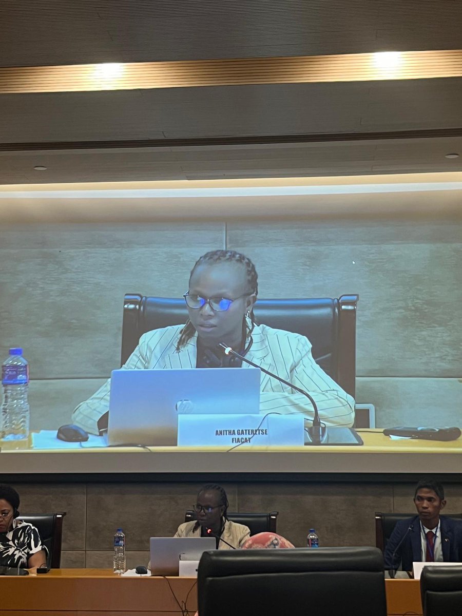 ACAT-BURUNDI (@acatbdi) on Twitter photo 30/04/2025,<a href="/Acatbdi/">ACAT-BURUNDI</a> a participé aux côtés de la #FIACAT à un panel #CADHP83 pour discuter du recul de l’espace civique-criminalisation des activistes en Afrique,mettant en lumière les menaces législatives/moyens de défendre les libertés fondamentales.
#CADHP83 #EspaceCivique 30/04/2025,<a href="/Acatbdi/">ACAT-BURUNDI</a> a participé aux côtés de la #FIACAT à un panel #CADHP83 pour discuter du recul de l’espace civique-criminalisation des activistes en Afrique,mettant en lumière les menaces législatives/moyens de défendre les libertés fondamentales.
#CADHP83 #EspaceCivique