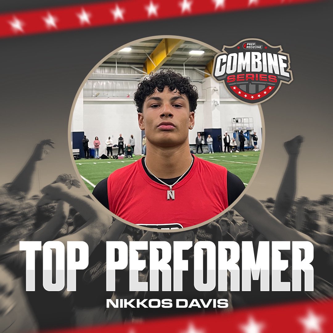 alex_pallone's tweet photo. Nikkos Davis is Macomb Dakota’s newest QB. 

Really liked what I saw from Nikkos yesterday. Great in drill work, and throws tight spiral. Hard to keep him out of the best-of-best at very end. 

@NikkosDavis https://t.co/QWXQRZXezH