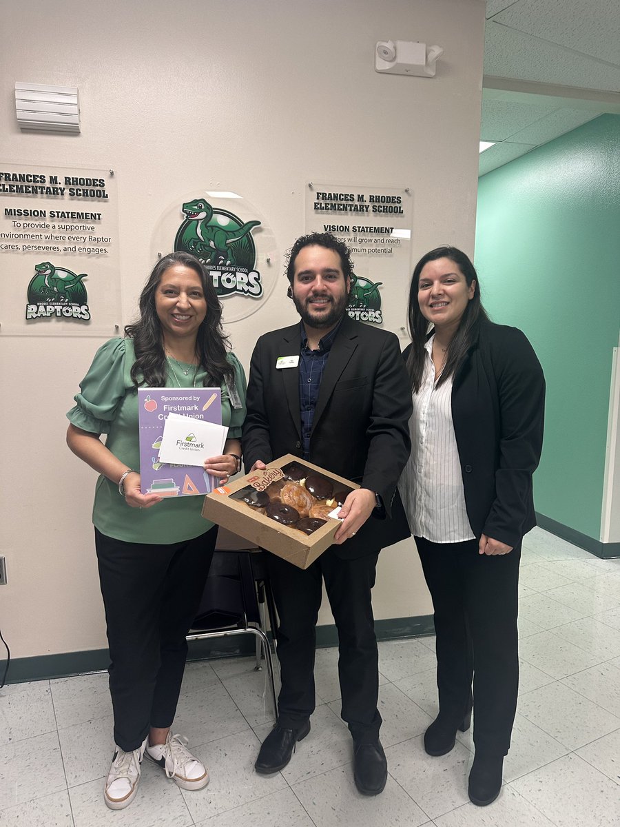 Kristina (@kmdiaz44) on Twitter photo Thank you <a href="/FirstmarkCU/">Firstmark CU</a> for your Teach Appreciation Week donation! This gave our teachers the energy they needed for a Monday morning! #RhodesTAW Thank you <a href="/FirstmarkCU/">Firstmark CU</a> for your Teach Appreciation Week donation! This gave our teachers the energy they needed for a Monday morning! #RhodesTAW