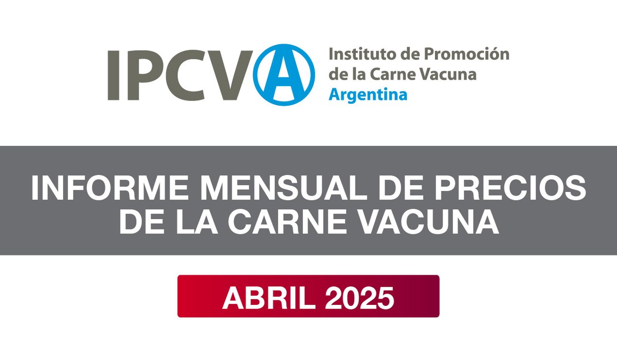 IPCVA's tweet photo. Ya está disponible el informe de precios de abril del IPCVA 🥩 El informe completo lo encontrás ➡️ https://t.co/pcFOod8zDz

#CarneArgentina
#IPCVA https://t.co/vpaWo6ai1l