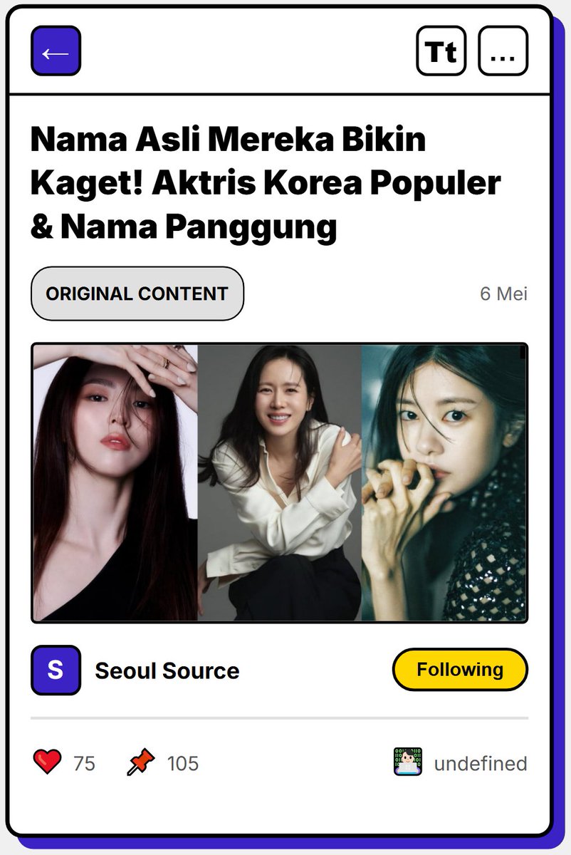 kpopdankdramaid's tweet image. Kaget! Nama Asli #SonYeJin Bukan Itu? Aktris #Korea dan Nama #Panggung Mereka

 Read More: ssmedia.my.id/2025/05/05/nam…
-KGaeul