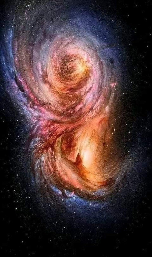 A breathtaking view of SMMJ2135-0102 galaxy.