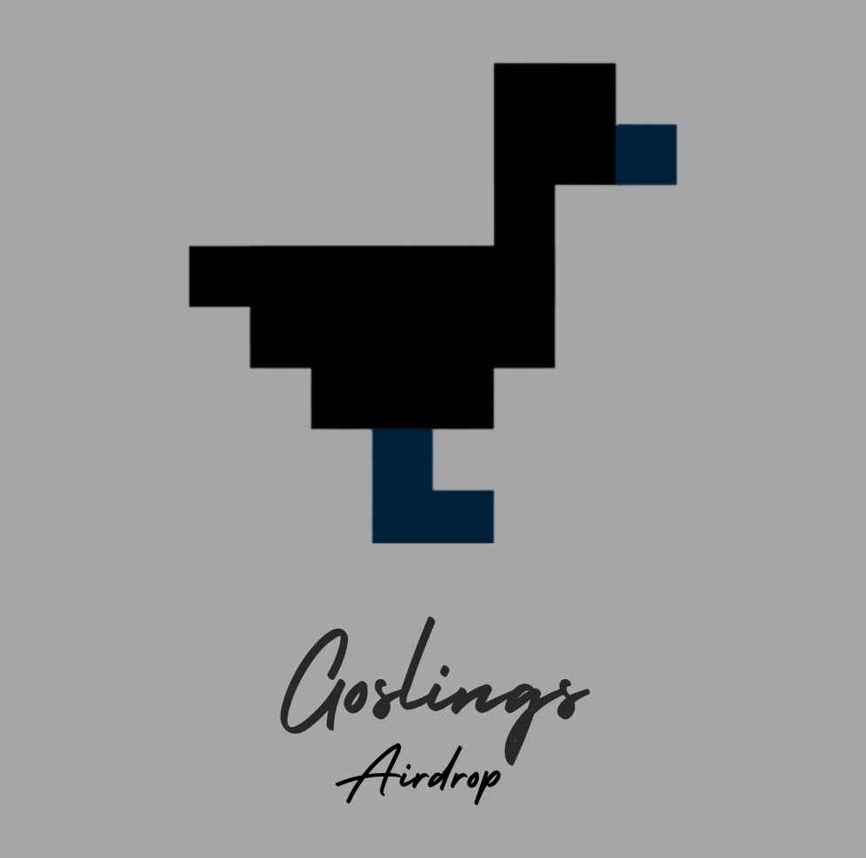 Goslings Airdrop Update!

Wallet submission for the Goslings Airdrop officially ends this weekend — May 10th.

If you’re holding a Goose and have not submitted your wallet yet, head over to our discord and do it ASAP!

Don’t miss your chance to claim your Gosling!

#AirdropAlert