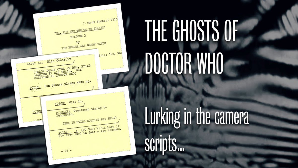 pie1883's tweet image. New on YouTube… the Ghosts of Doctor Who. The hints left in the camera scripts to what could have been.

And what might the Doctor have done in The Tenth Planet Episode 3 if he was awake?

youtu.be/a95eKpI7Zgg?si…