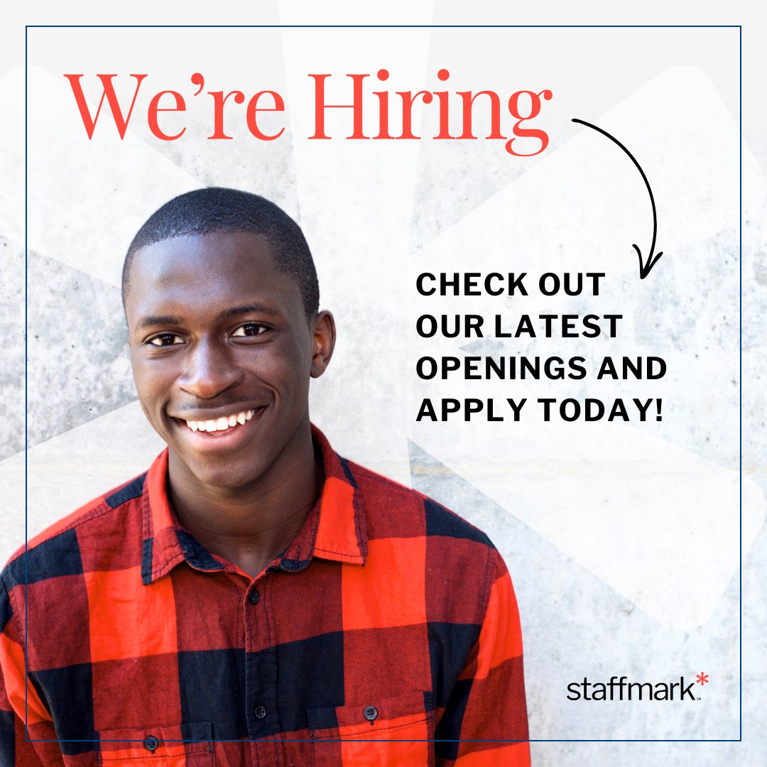 If you've been thinking about making a move, you're not alone. 
Let's talk about what's next. 

Search open roles with us today.
🔗 staffmark.com/job-seekers/

#JobSearchSupport #FindYourFit #StaffmarkGroup