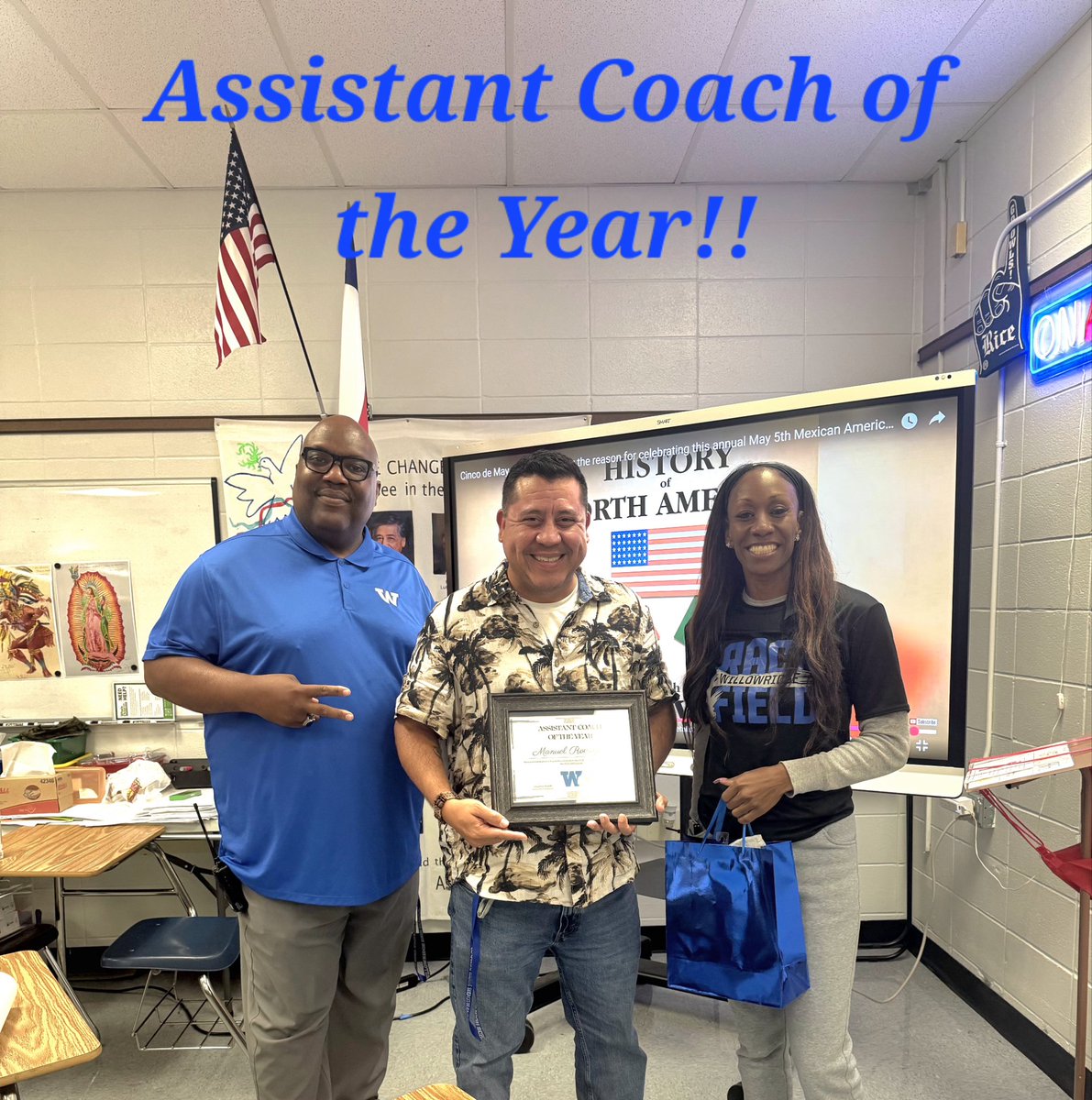 Congratulations Coaches!!!👏🏽👏🏽👏🏽👏🏽 <a href="/Willowridge_HS/">Willowridge HS</a> <a href="/FBISDAthletics/">Fort Bend ISD Athletics</a>