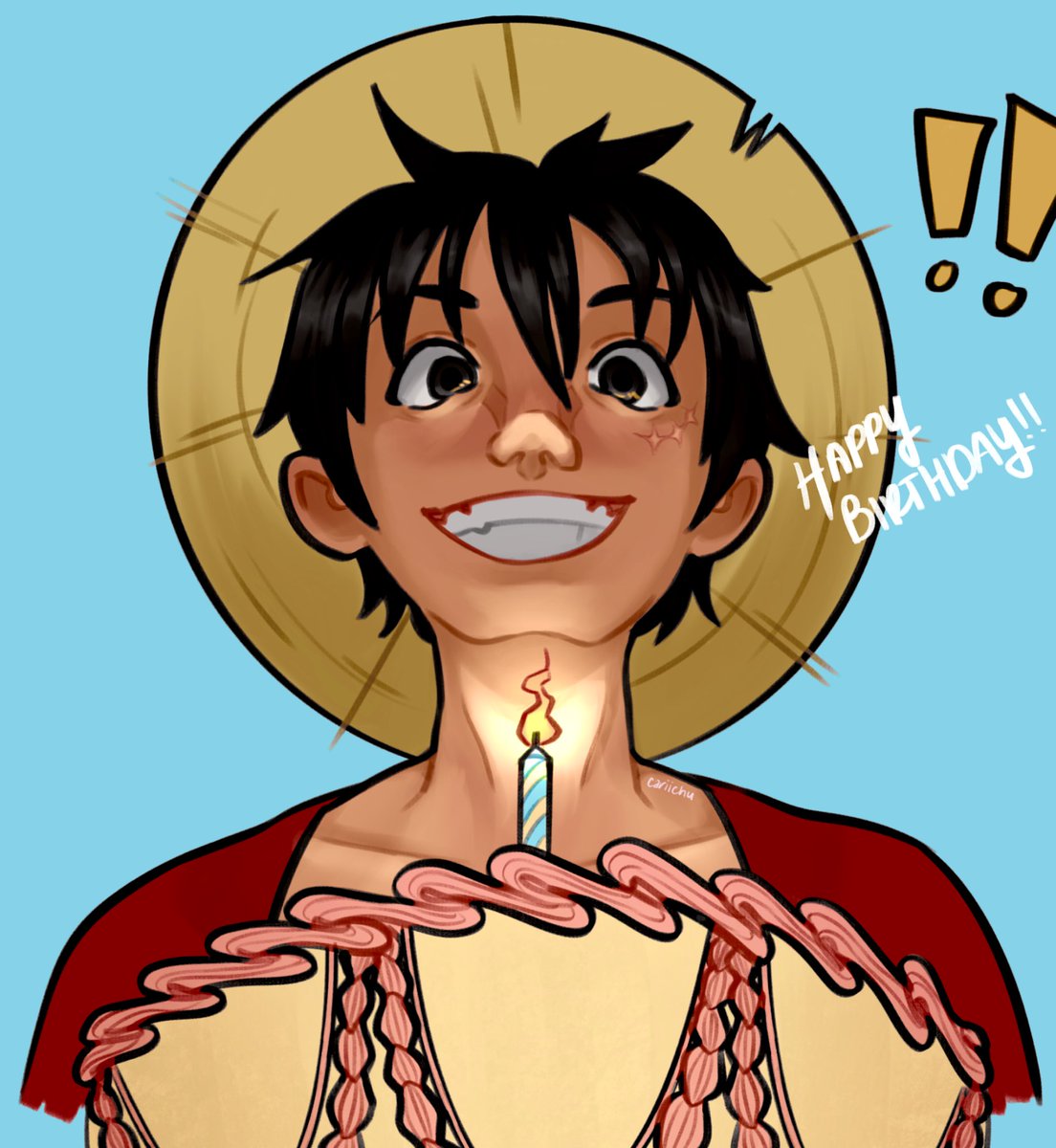 happy birthday luffy ‼️‼️‼️