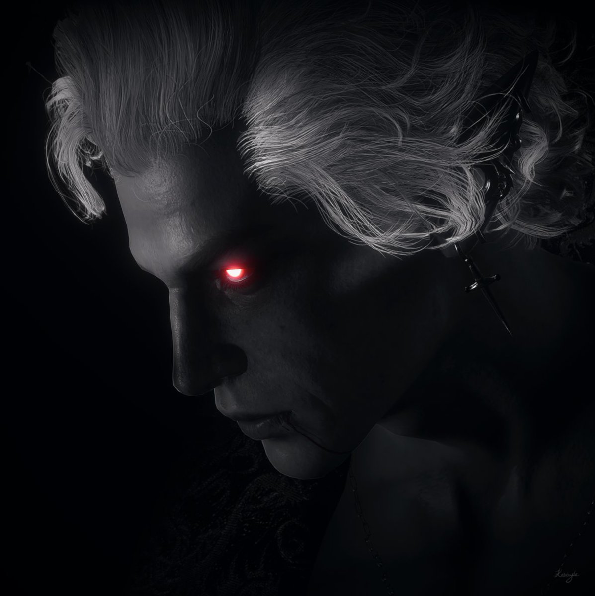 Kscayde's tweet image. A bit sinister🩸