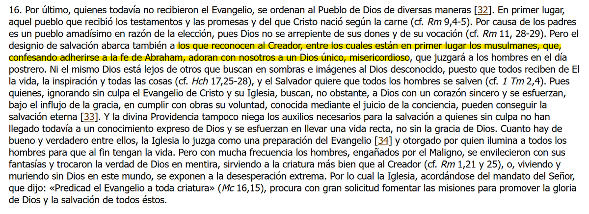 espanyolatzaros's tweet photo. @armesillaconde @elpadrelodice7 Me fío más de un concilio que de un sacerdote que ha sido suspendido por la Santa Iglesia, la verdad. Constitución dogmática (DOGMÁTICA) Lumen gentium: https://t.co/7eAnjgoaGc