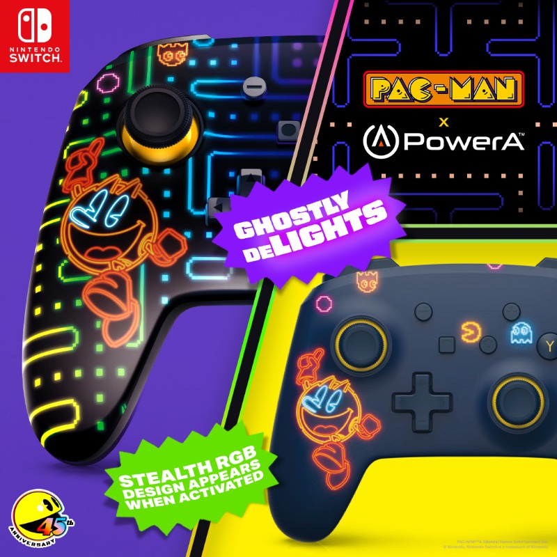 PowerA's tweet photo. 🎉 Celebrate 45 Years of PAC-MAN™ with PowerA! 🕹️

We’ve teamed up with Bandai Namco to bring you exclusive PAC-MAN™ products in honor of this legendary milestone!