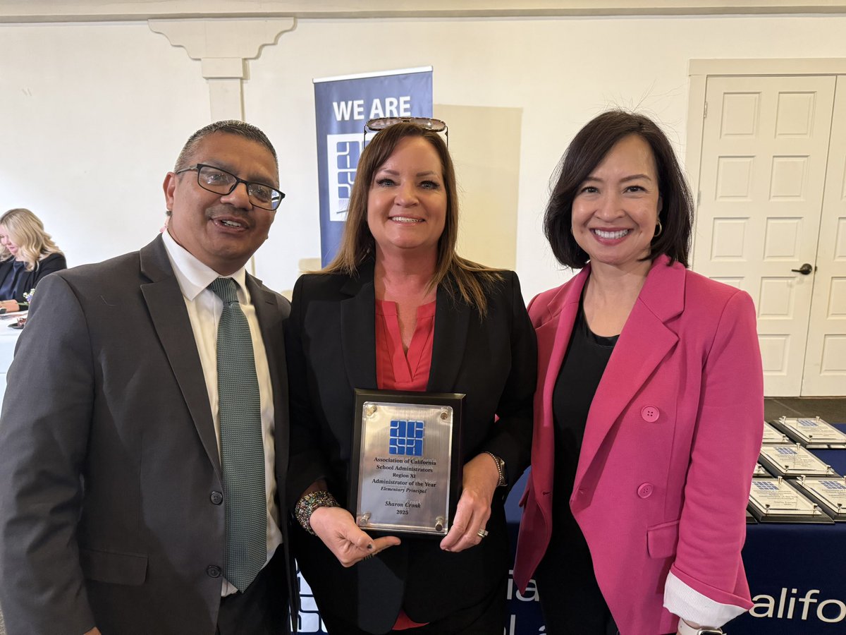 Congrats to Sharon Cronk, Region XI’s Elementary Principal of the Year. Sharon is Principal at Pioneer ES. She was recognized at the Region XI Awards Ceremony, 5/1 in Bakersfield. #TulareACSA #WestKernACSA #KingsACSA #EastKernACSA #InyoMonoACSA <a href="/ACSA_info/">ACSA</a>
