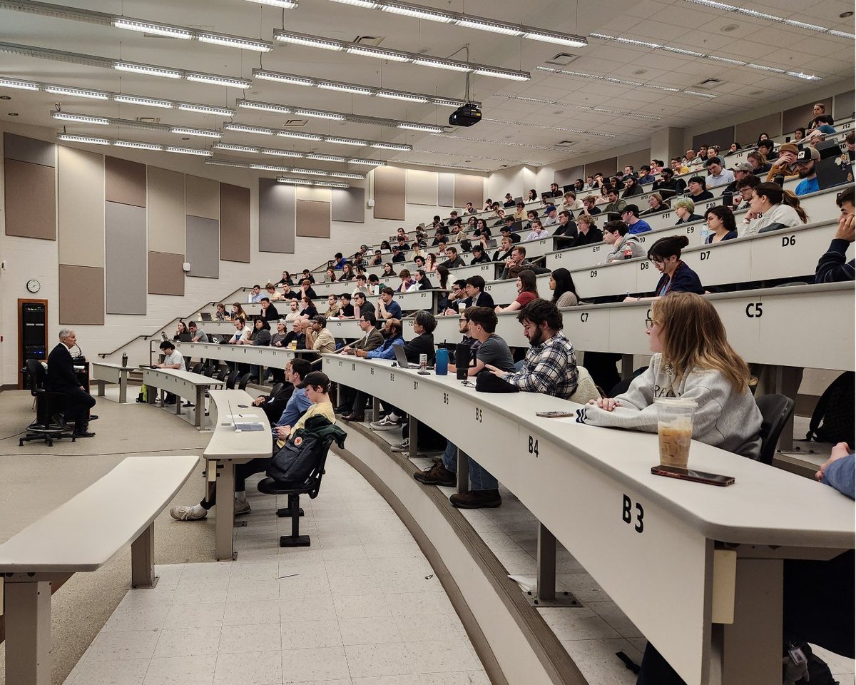 On April 16, 2025, Dr. Ronald Latanision, Neil Armstrong Distinguished Visiting Professor, spoke on the societal impact of emerging tech—especially generative AI—at Purdue Engineering.

🔗Learn more:  bit.ly/4m0uaRN