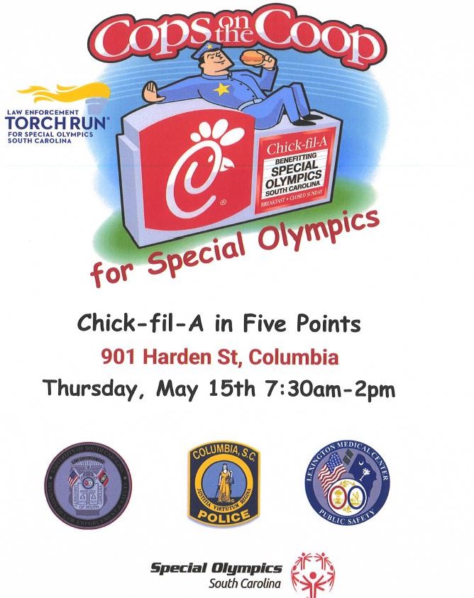 LMC DPS (@lmcdps) on Twitter photo Come support <a href="/sosouthcarolina/">SO-South Carolina</a> on Thursday, May 15. No donation is too small. Come support a great cause. Come support <a href="/sosouthcarolina/">SO-South Carolina</a> on Thursday, May 15. No donation is too small. Come support a great cause.