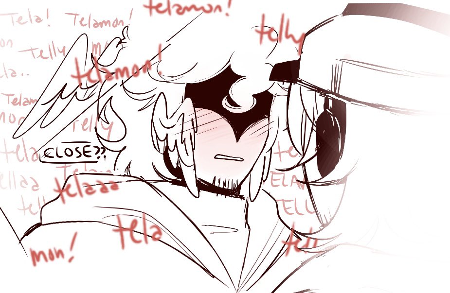 nicknames

super ooc for overall perception of telamon, but i really enjoy that trope of strong powerful god getting easily flustered / soft over one person 💧💧😭😭😭 ajsksksj my heart sorry this is very cringing 

#buildermon #buildershed #forsaken