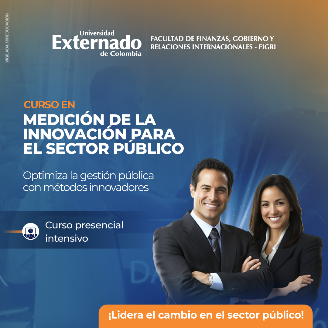 Figriexternado (@figriexternado) on Twitter photo 🆕Curso en Medición de la Innovación para el Sector Público.
⌚️24 horas
🤓Presencial
📍 <a href="/UExternado/">U.Externado</a>
⏰viernes y sábado de 8:00 a.m. a 12:00 m
🗓️27 y 28 de junio
🗓️4 y 5 de julio
🗓️11 y 12 de julio
ℹ️Mayor info, aquí: bit.ly/3RSLc6N
<a href="/annyfalkonerth/">Anny Falkonerth M.</a> <a href="/OrdonezGonzalo/">Gonzalo Ordonez-Matamoros</a> 🆕Curso en Medición de la Innovación para el Sector Público.
⌚️24 horas
🤓Presencial
📍 <a href="/UExternado/">U.Externado</a>
⏰viernes y sábado de 8:00 a.m. a 12:00 m
🗓️27 y 28 de junio
🗓️4 y 5 de julio
🗓️11 y 12 de julio
ℹ️Mayor info, aquí: bit.ly/3RSLc6N
<a href="/annyfalkonerth/">Anny Falkonerth M.</a> <a href="/OrdonezGonzalo/">Gonzalo Ordonez-Matamoros</a>