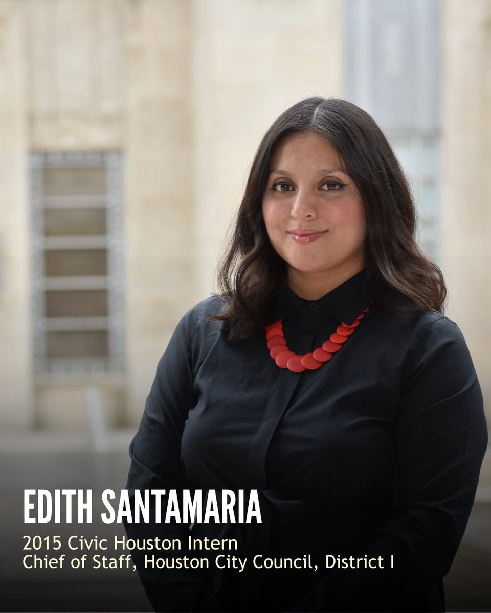 Hobby School of Public Affairs (@hobbyschooluh) on Twitter photo Edith Santamaria has worked at all levels of government. The Master of Public Policy alumna is chief of staff for Houston City Councilmember <a href="/JMartinez4Hou/">Joaquin Martinez</a>. Her days vary from helping constituents and assessing infrastructure projects to administrative management. #IServeBecause Edith Santamaria has worked at all levels of government. The Master of Public Policy alumna is chief of staff for Houston City Councilmember <a href="/JMartinez4Hou/">Joaquin Martinez</a>. Her days vary from helping constituents and assessing infrastructure projects to administrative management. #IServeBecause