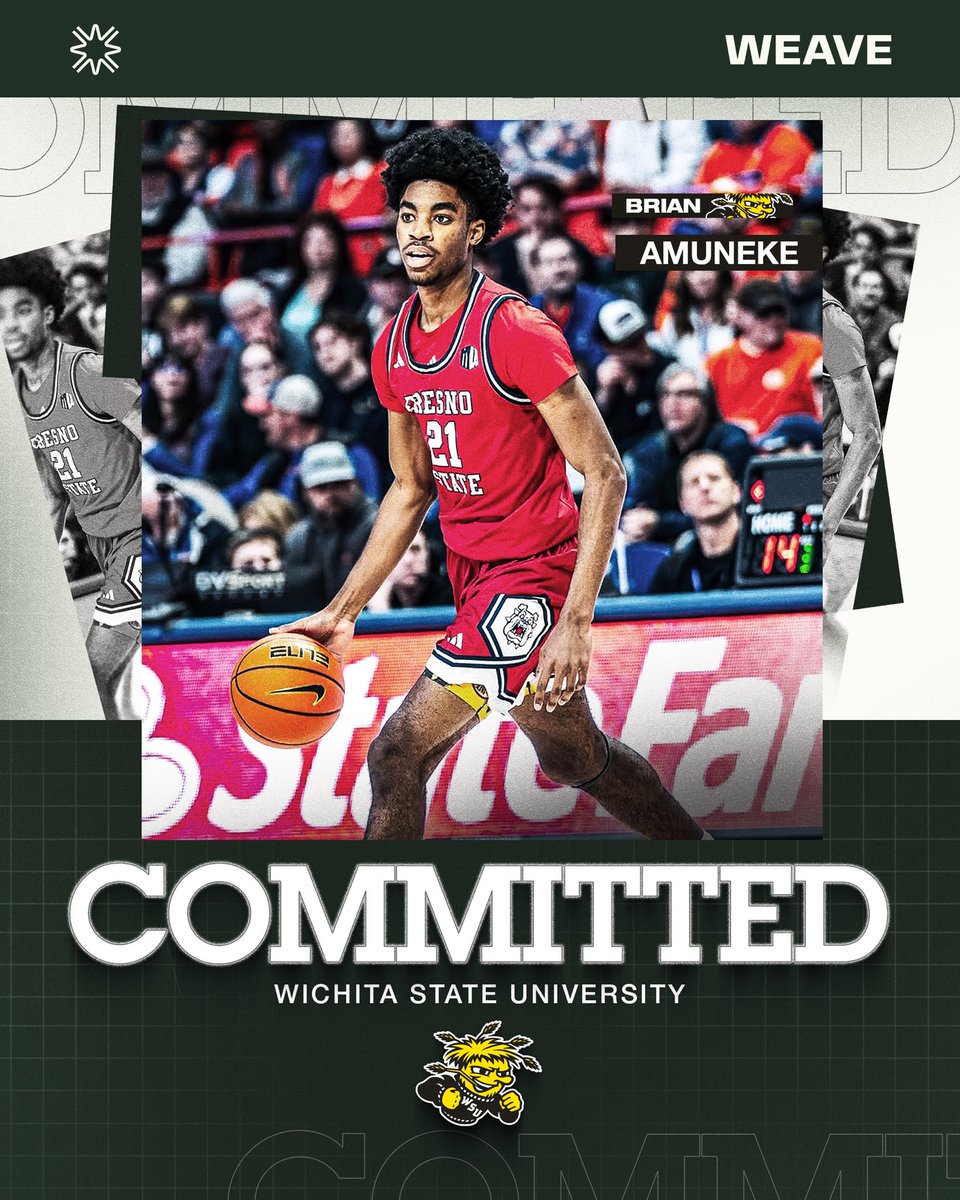 WEAVE (@weave) on Twitter photo Together with Brian Amuneke (<a href="/itsbr1an_/">Brian Amuneke</a>), we are excited to announce his commitment to Wichita State. #WEAVE π§Ά Together with Brian Amuneke (<a href="/itsbr1an_/">Brian Amuneke</a>), we are excited to announce his commitment to Wichita State. #WEAVE π§Ά