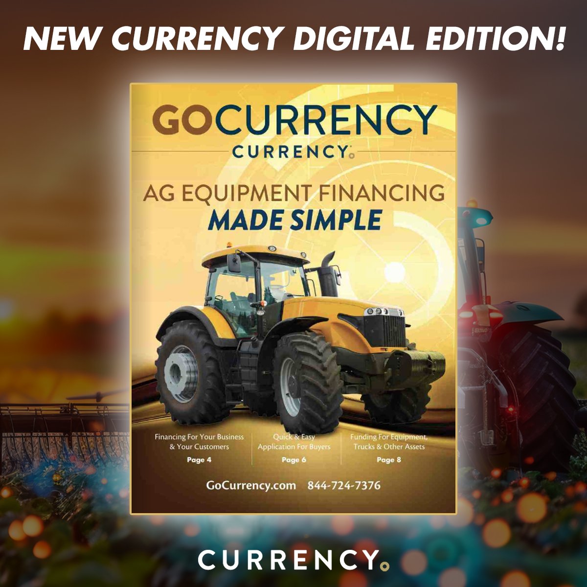 Need financing for agriculture equipment? Learn more in our newest Currency Digital Edition! gocurrency.com/digitaledition…

Ready to apply? gocurrency.com/finance/agricu…

#GoCurrency #AgEquipment