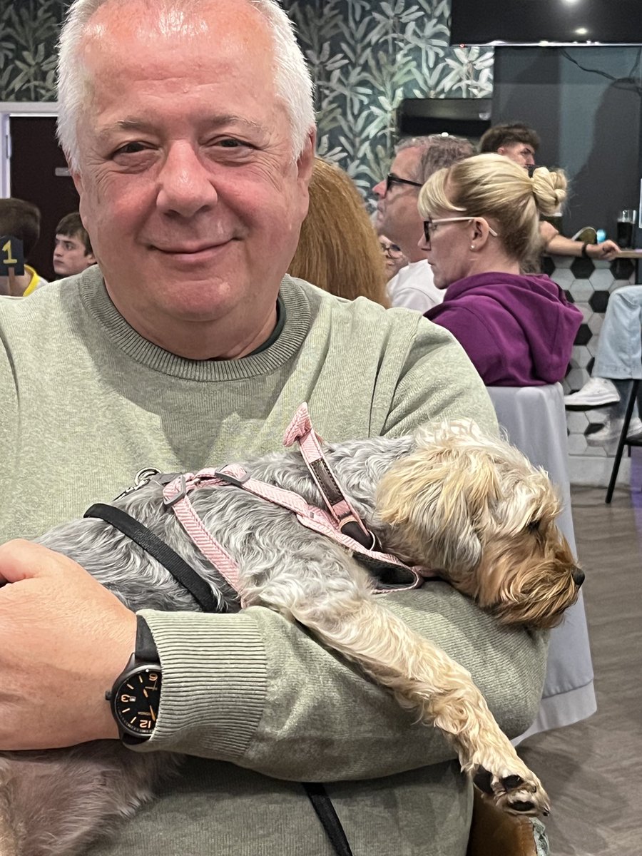 Mike Flanagan (@mickflanz) on Twitter photo A number of my Twitter friends may not know that I recently became a doggy-dad. Ella has just had her first birthday and she likes walks, treats and sleeping in her daddy’s arms when he’s trying to have a beer. ❤️ A number of my Twitter friends may not know that I recently became a doggy-dad. Ella has just had her first birthday and she likes walks, treats and sleeping in her daddy’s arms when he’s trying to have a beer. ❤️