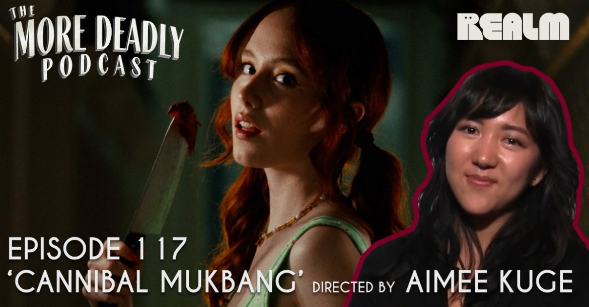 Zombie Grrlz Horror Podcast Network (@zgpodcasts) on Twitter photo Weāve got a new epsiode of More Deadly for you and this time Rachel and Ariel dig into the bloody good time that is Cannibal Mukbang, directed by Aimee Kuge (<a href="/MayumiAimee/">Aimee Mayumi Kuge</a>). Listen wherever you get your podcasts! tinyurl.com/cannibal-mukba⦠Weāve got a new epsiode of More Deadly for you and this time Rachel and Ariel dig into the bloody good time that is Cannibal Mukbang, directed by Aimee Kuge (<a href="/MayumiAimee/">Aimee Mayumi Kuge</a>). Listen wherever you get your podcasts! tinyurl.com/cannibal-mukbaā¦