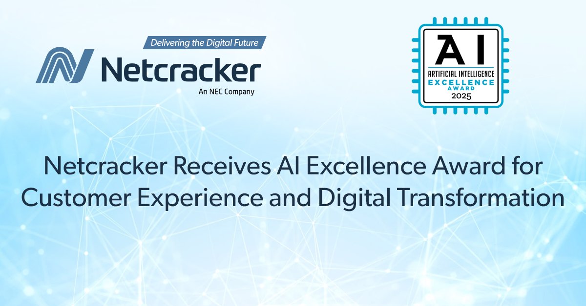 NetcrackerTech's tweet image. Netcracker’s AI and GenAI solutions have been recognized by @BigAwards for their ability to connect the power of AI with telco data to help operators make better data-driven decisions. netcracker.com/news/press-rel…

#AI #GenAI #data #telco