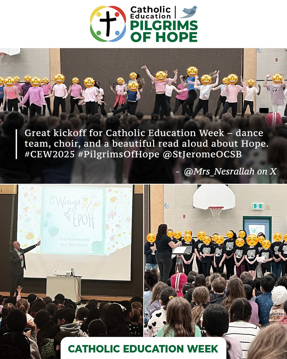 Catholic Teachers (@oectaprov) on Twitter photo #CatholicEducationWeek is alive with faith & joy, shining through our #OntEd studentsβ talents & community spirit.
Big thanks to <a href="/mrs_nesrallah/">Tracey Nesrallah</a> for the share! And to all #CatholicTeachers β tag us in your #CEW2025 posts so we can share the magic happening in YOUR schools!β¨ποΈ #CatholicEducationWeek is alive with faith & joy, shining through our #OntEd studentsβ talents & community spirit.
Big thanks to <a href="/mrs_nesrallah/">Tracey Nesrallah</a> for the share! And to all #CatholicTeachers β tag us in your #CEW2025 posts so we can share the magic happening in YOUR schools!β¨ποΈ