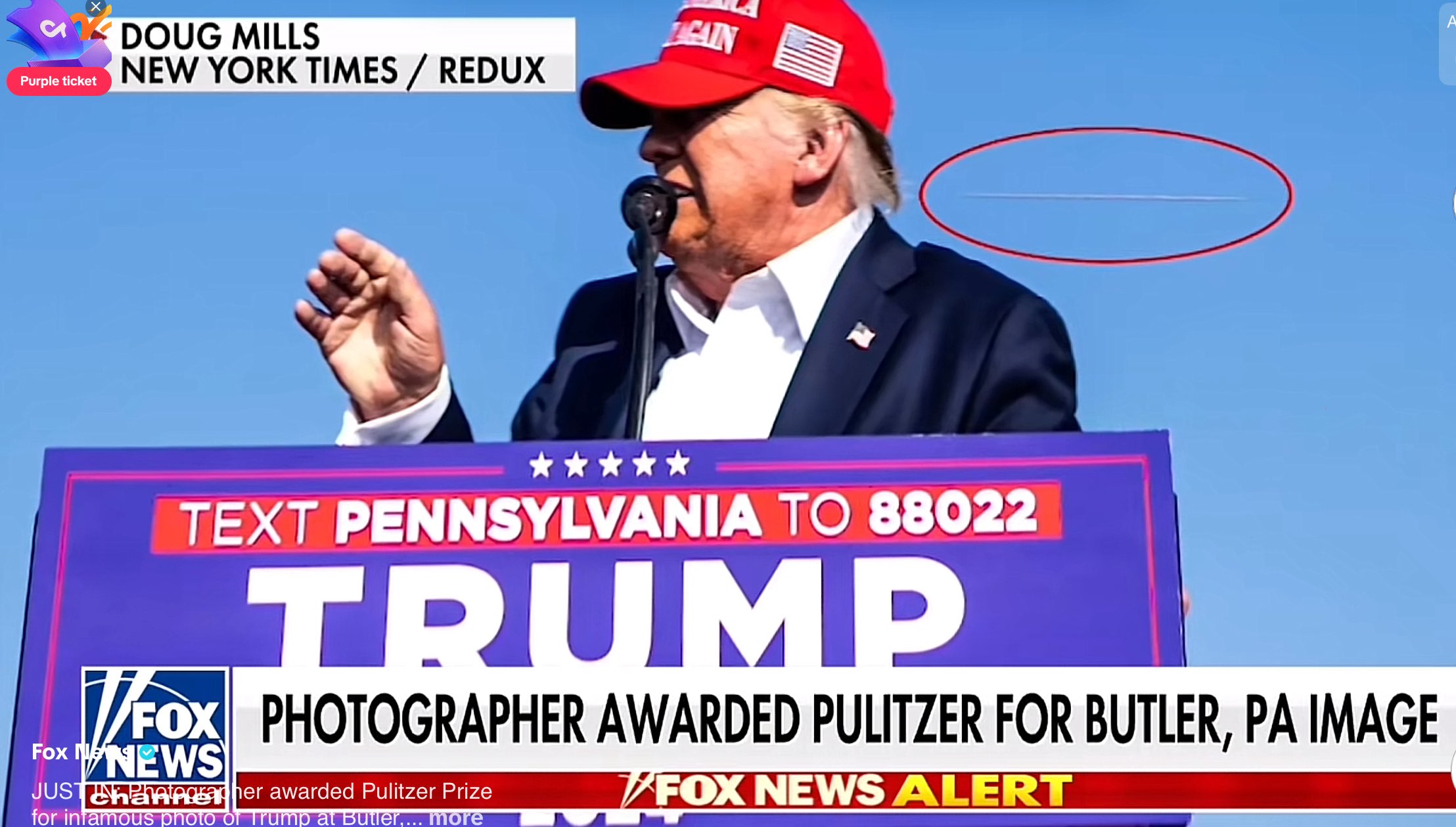 Mila Joy on X: "BREAKING NEWS: NYT photographer Doug Mills was just awarded  the Pulitzer Prize for the photos he took on July 13th in Butler, PA.  https://t.co/t6VKdi5DkP" / X