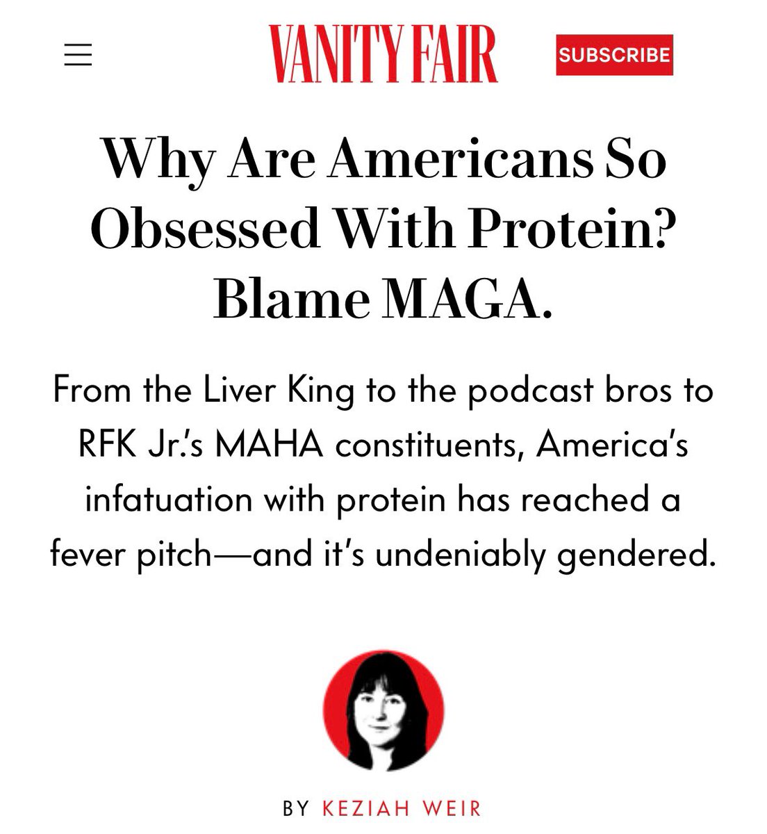 This is absolutely ridiculous. Gender? Protein builds muscle, period.  There isn’t women protein. There isn’t men protein. There is just PROTEIN, a macronutrient every man and woman in the gym trying to build muscle needs. It doesn't care about who you vote for. It doesn’t care