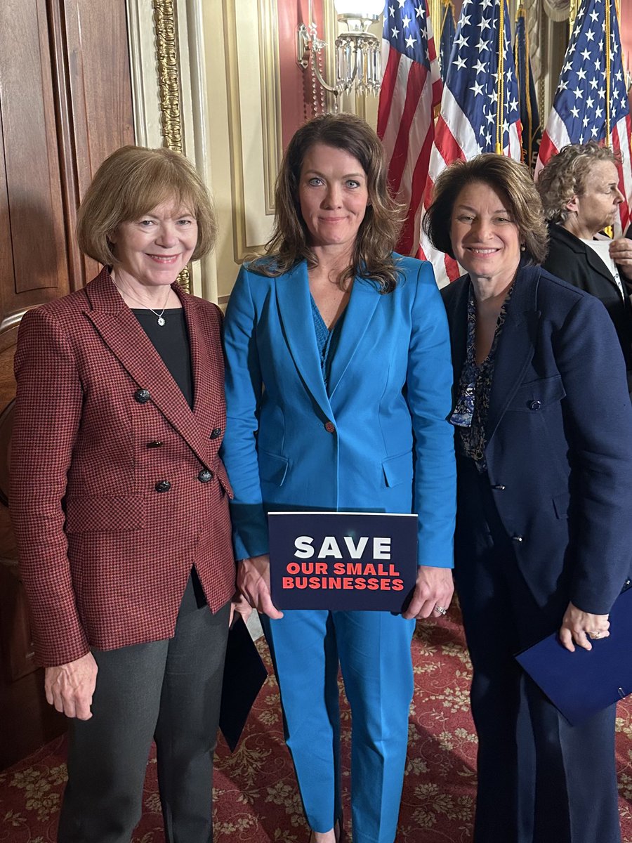 President Trump’s tariff taxes are raising prices and hurting small businesses.
 
We joined Beth Benike, owner of Busy Baby and MN Small Business Person of the Year, and small business owners from across the country to call for these reckless tariffs to be reversed.