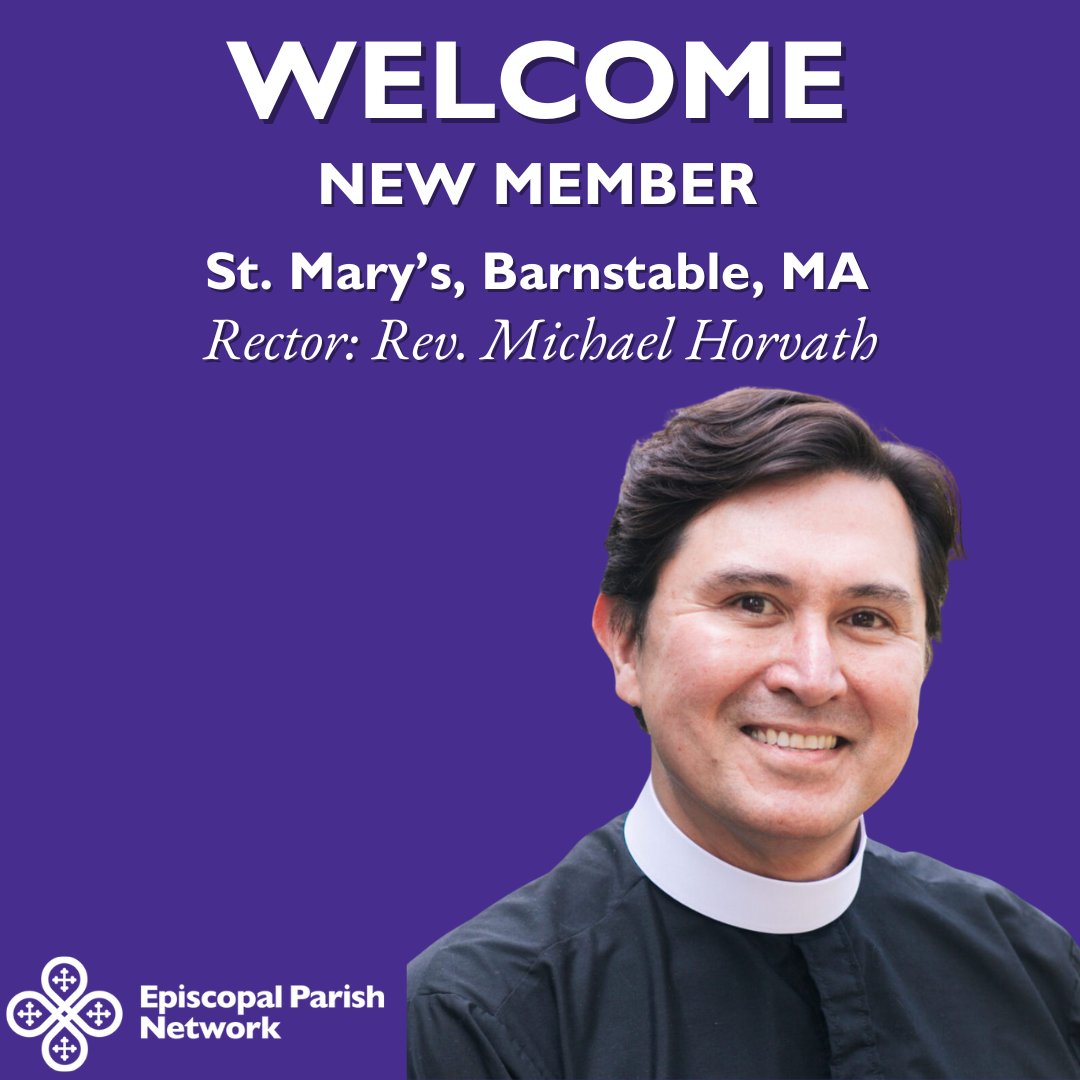 EpiscoParish's tweet image. Welcome new EPN member St. Mary's, Barnstable, MA, whose rector is Rev. Michael Horvath! #Episcopal #EpiscopalParishes