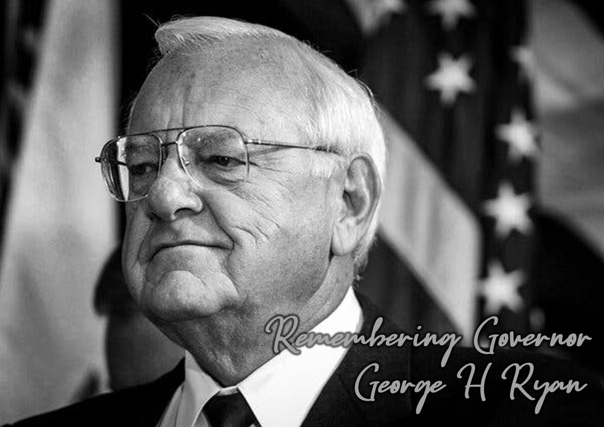 We mourn the passing of former Gov. George Ryan, a Kankakee native whose leadership helped bring vital projects like the Jerome Combs Detention Center &amp; Bukowski Public Safety Center to life. His decades of public service leave a lasting legacy. Our condolences to the Ryan family