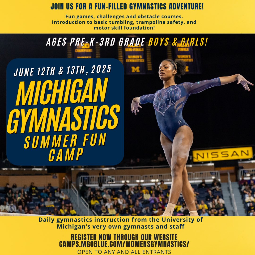Who is ready to sign up for some great summer camps?! 

#GoBlue 〽️