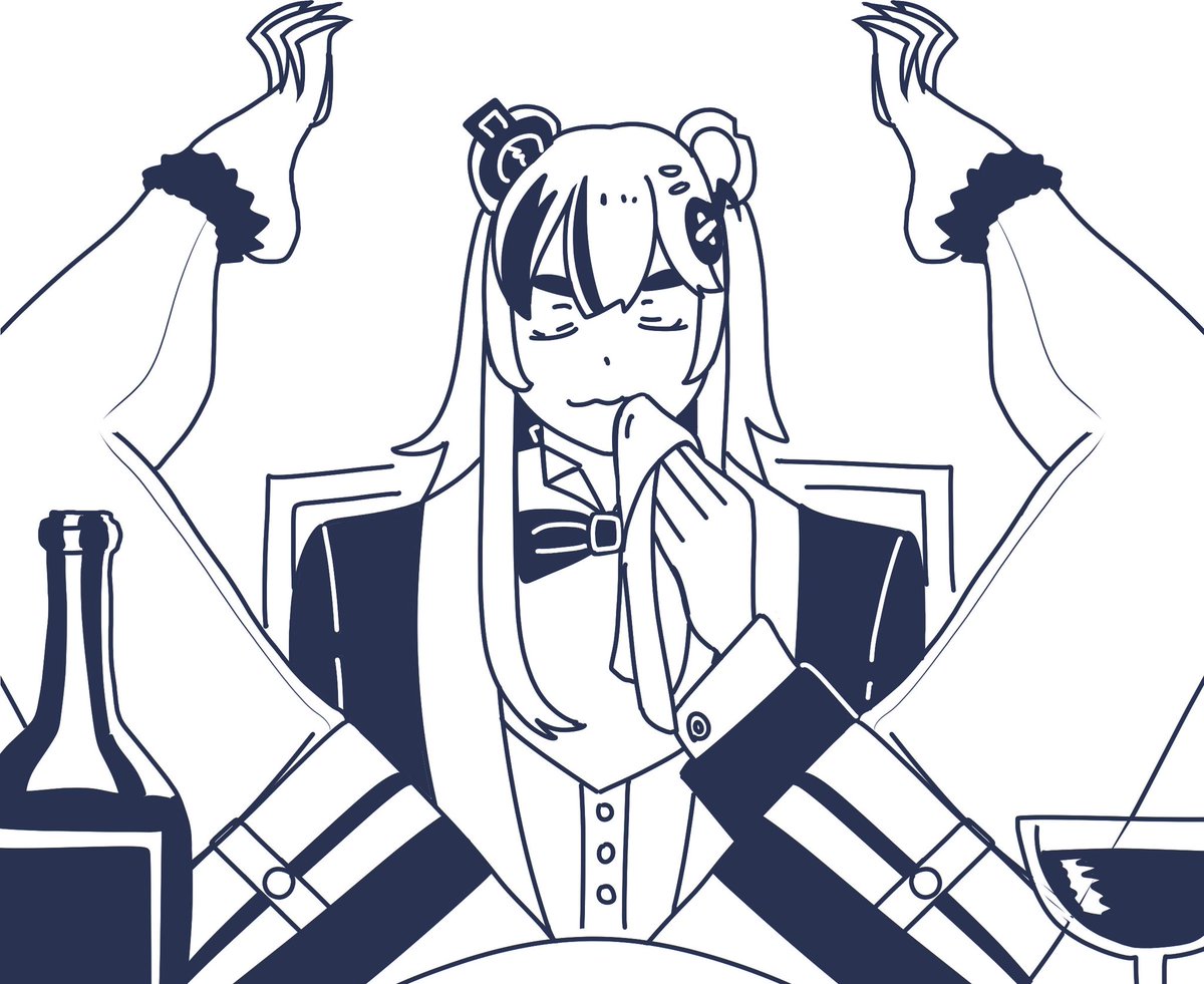 Arcanum1871's tweet image. Happy Birthday Erina! Hapiness is enjoying a Meal with the people you love.
Art by @caffeinepudding
#MakinArchive
#urukart