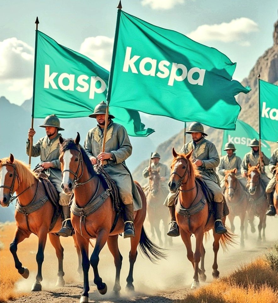 $KAS FAM:

It's time to share with the world that $KAS hasn't come here to partake in the L1 race, $KAS is here to take over!!!!