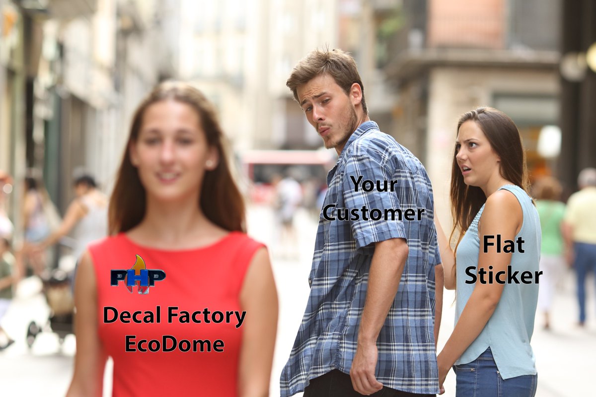 decalfactory's tweet image. When your product pops, so do your sales.
 Your customers can’t help but notice the difference.
 EcoDome decals = eye-catching, durable, eco-friendly.
Flat stickers just got friend-zoned.
#EcoDome #DecalFactory #branding  #ProductLabels #3D