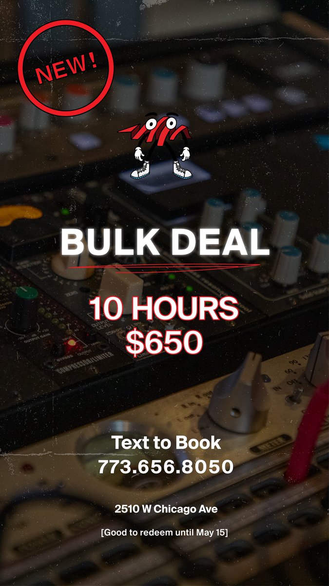 Special bulk rate for this month! text us direct 7736568050
