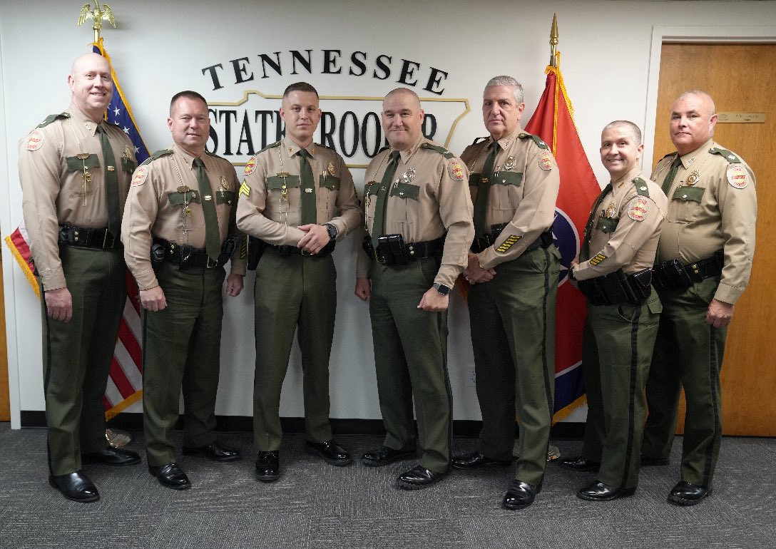THP_Colonel's tweet image. I am proud to announce the promotion of Drew Heath to Sergeant in the Office of Professional Accountability, tn.gov/safety/tnhp/op…. Congratulations!