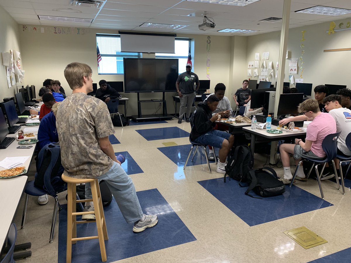 We wrapped up our final FCA of the year with a lesson on “Equipping” others with prayer. 🙏🏼 

Thank you to Jeffrey Rhodan - <a href="/TheFCATeam/">FCA</a> , Kyle Sneary - Jarrell Community Church, and Joshua Siemens - Celebration Church Georgetown for all of the support throughout this year! 📖 🍕