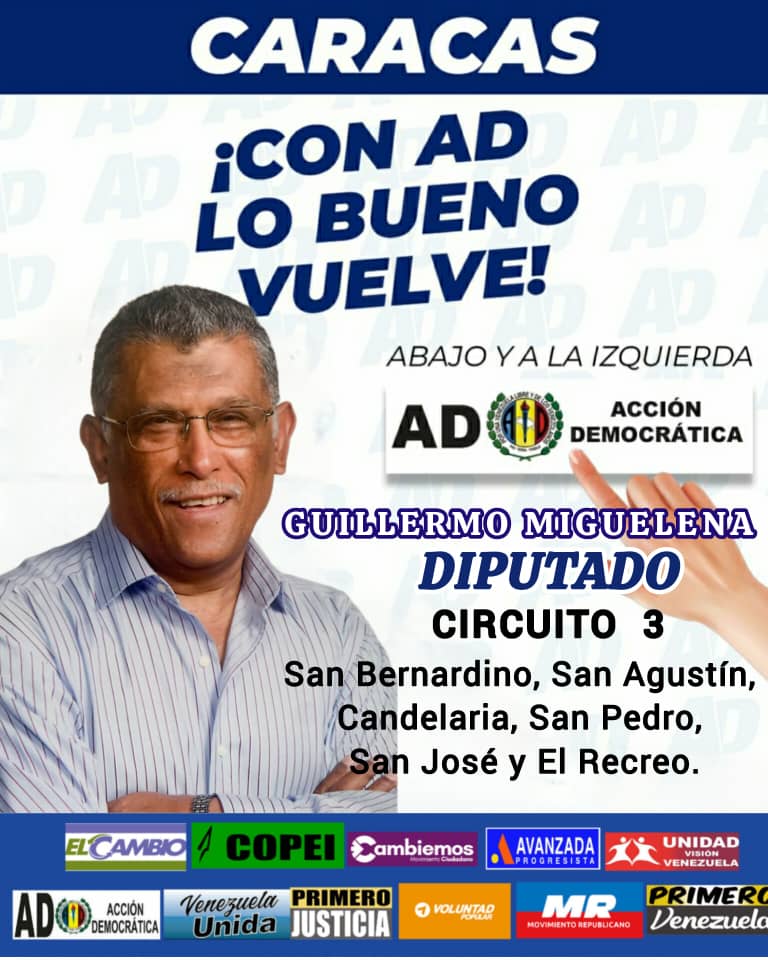 @DavidCed13 <a href="/ADVenezuelaa/">Acción Democrática</a> <a href="/adbernabe/">Bernabé Gutiérrez</a> <a href="/MAELECAD_VE/">MAELECAD</a> LOS ADECOS VAMOS PA*LANTE