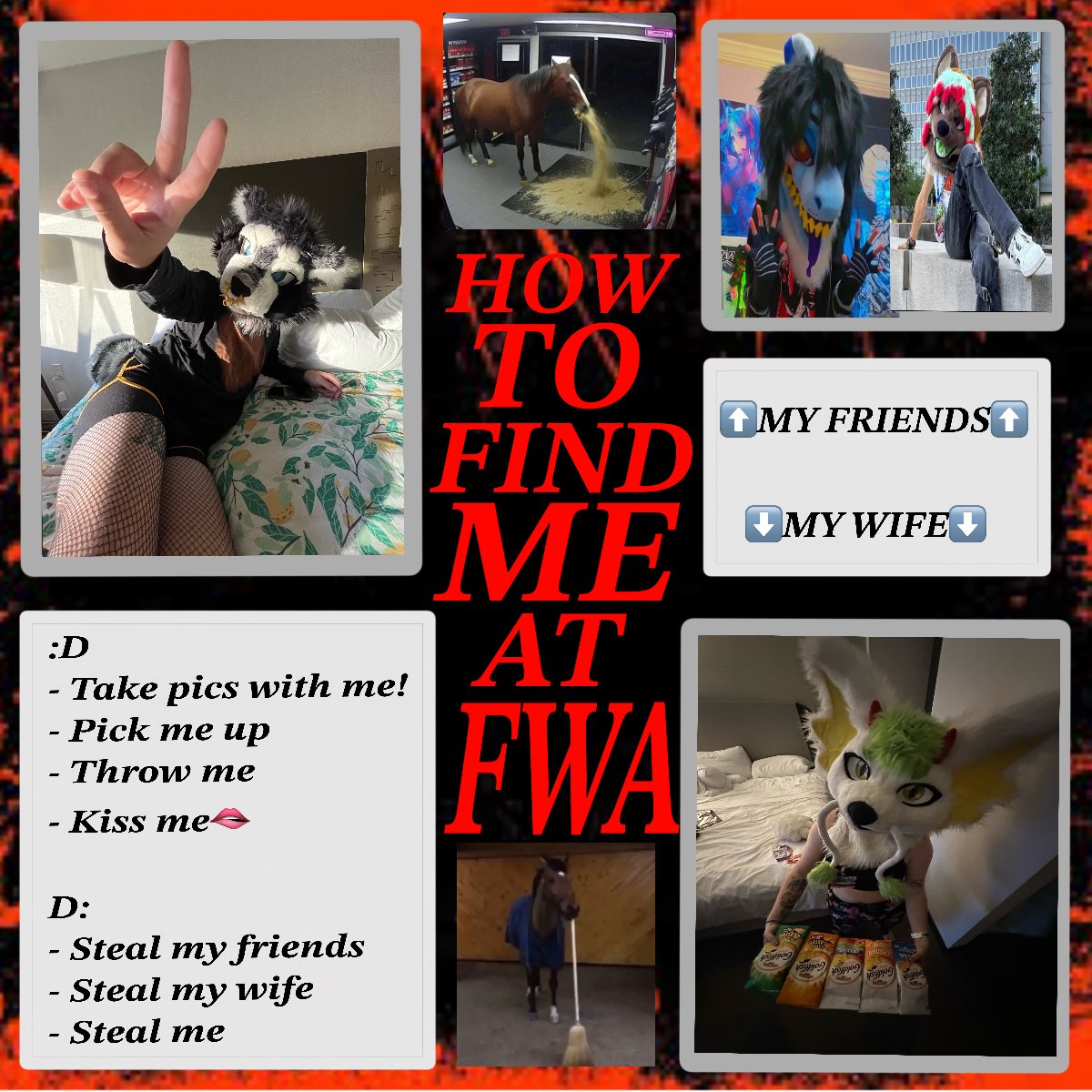 I know I rarely post rn I’m just working too damn much to be horny but feel free to pick me up and throw me around if u see me at #FWA2025