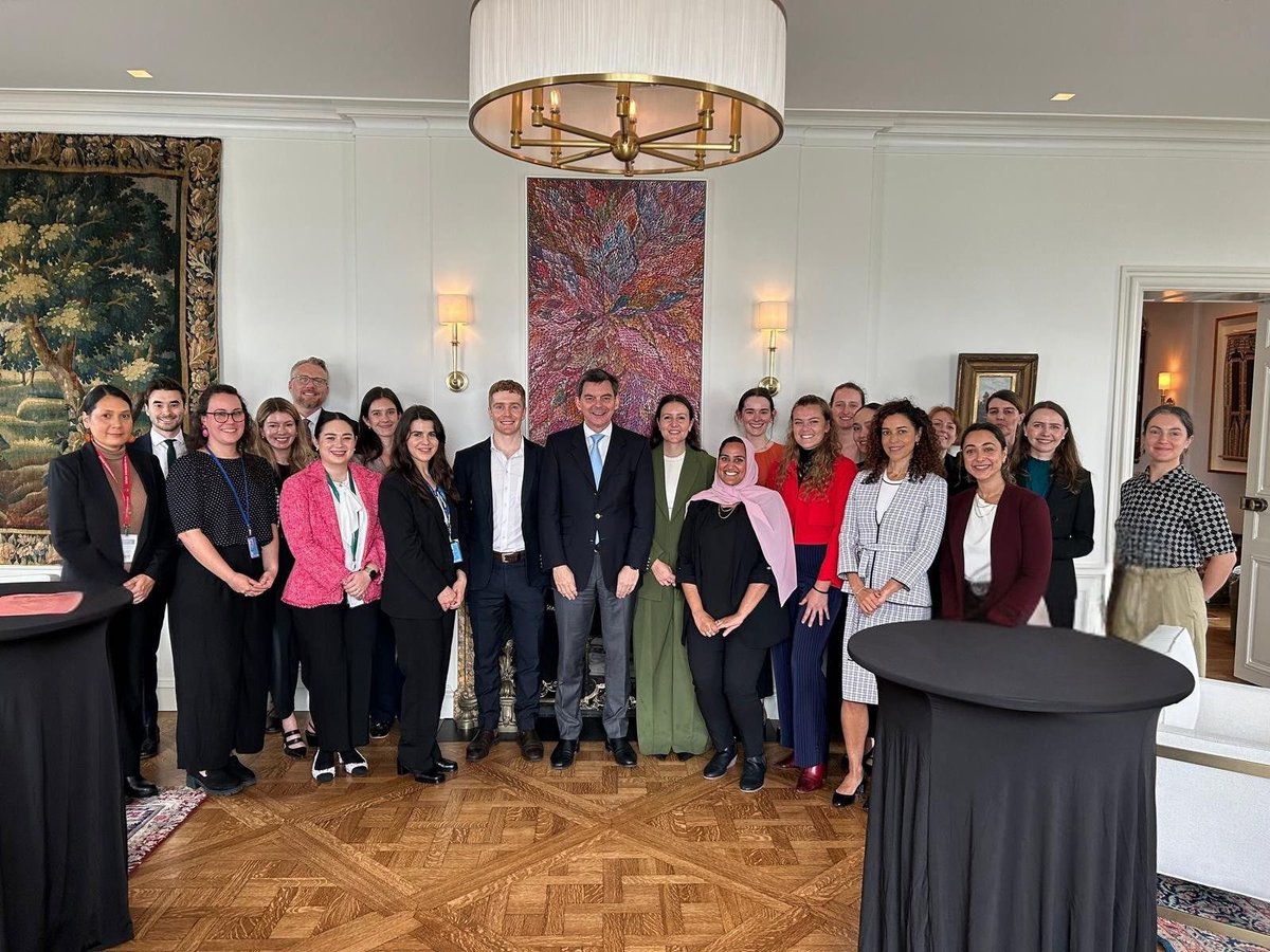 Pleased to meet with some of our New-York based 🇦🇺 JPO’s today.

We discussed how Australia can have an active role in supporting a strong and resilient multilateral system that upholds the rule of law, protects human rights and supports our modern economy.